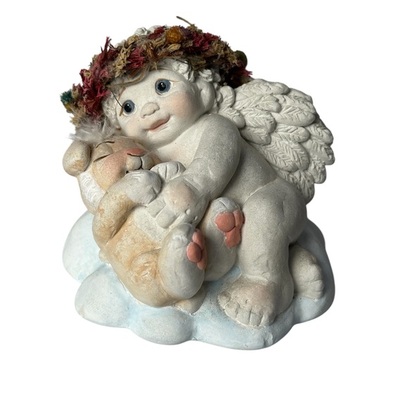 Dreamsicles Collectables Exclusive Vintage “ Bunny Love “ 1997 Figurine Used - Picture 2 of 6